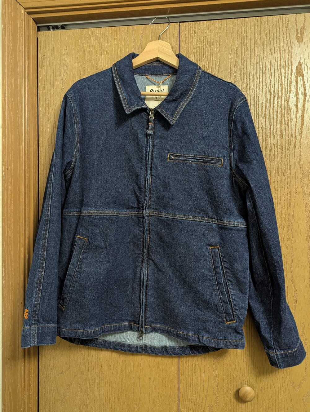 NWT Ripton Sport Utility Jean Jacket Blue Collar - Picture 2 of 14